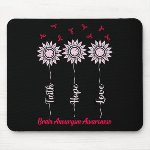 Aneurysma-Aufklärung des Glaubens Hoffnung Hirnane Mousepad