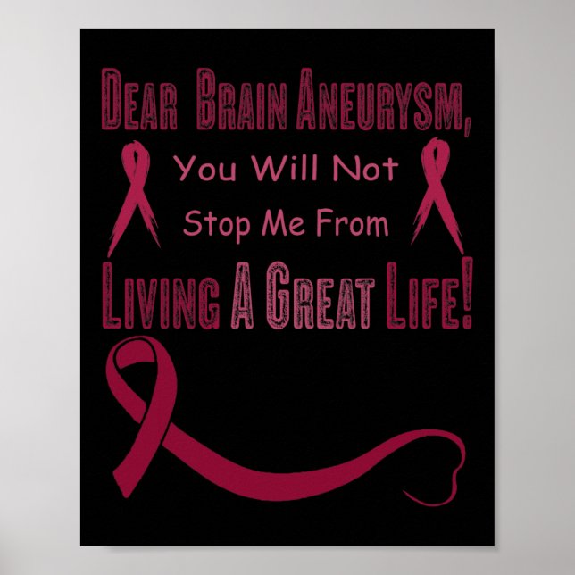 Aneurysma Awareness 7 Poster (Vorne)
