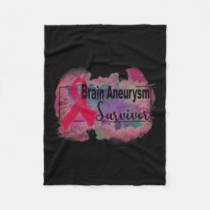 Aneurysma Awareness 8 Fleecedecke