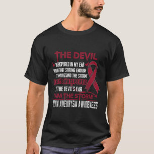 Aneurysma Awareness, dass ich der Sturmteufel bin T-Shirt