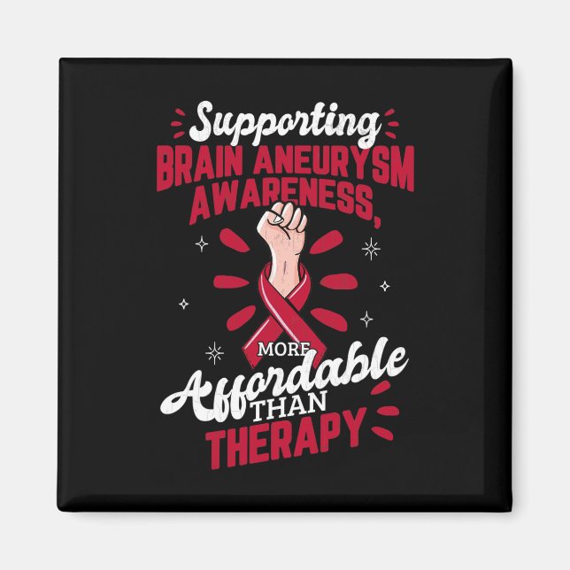 Aneurysma Awareness ist Therapie Operation Support Magnet (Vorne)
