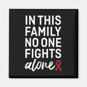 Aneurysma Awareness Ribbon Family Support Group Magnet
