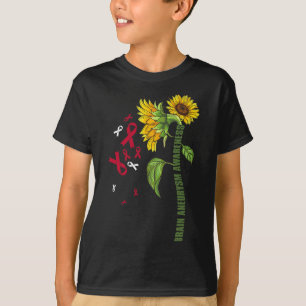 Aneurysma Awareness Sonnenblumen Operation Support T-Shirt