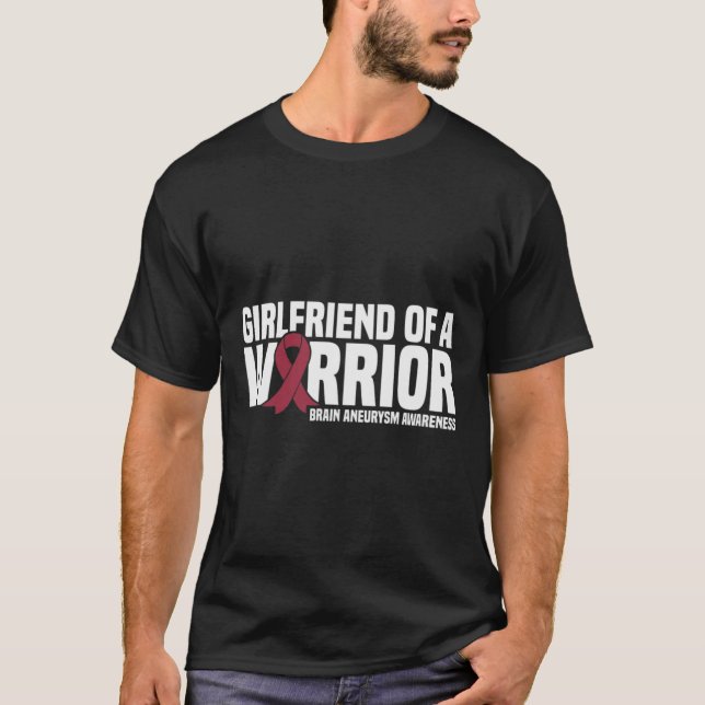 Aneurysma-Bewusstsein eines Kriegers T-Shirt (Vorderseite)