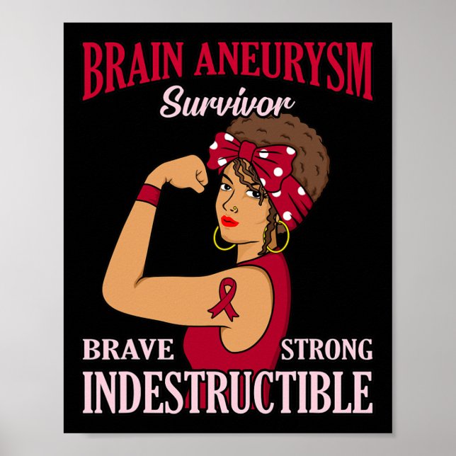 Aneurysma Survivor Awareness Month Supporter Graph Poster (Vorne)
