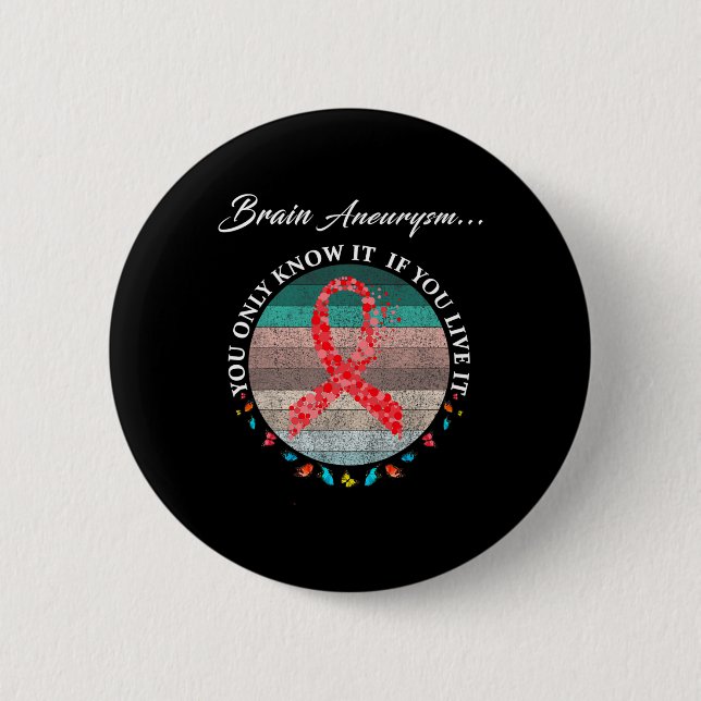 Aneurysma Warrior I'm Fine 1 Button (Vorderseite)