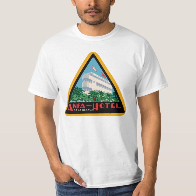 Anfa Hotel Casablanca T-Shirt (Vorderseite)