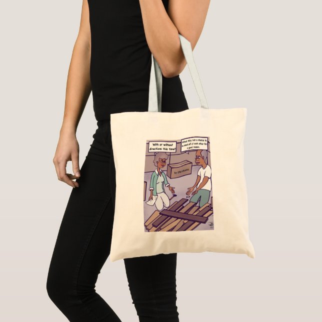 Anfahrt Cartoon Tote Bag Tragetasche (Vorderseite (Produkt))