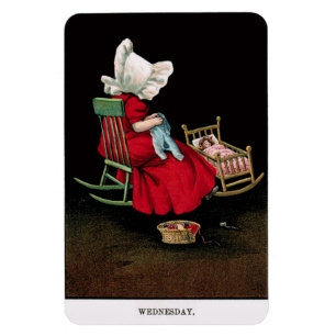 Anfang der 1900er Jahre Mittwoch Sunbonnet Sue Mag Magnet