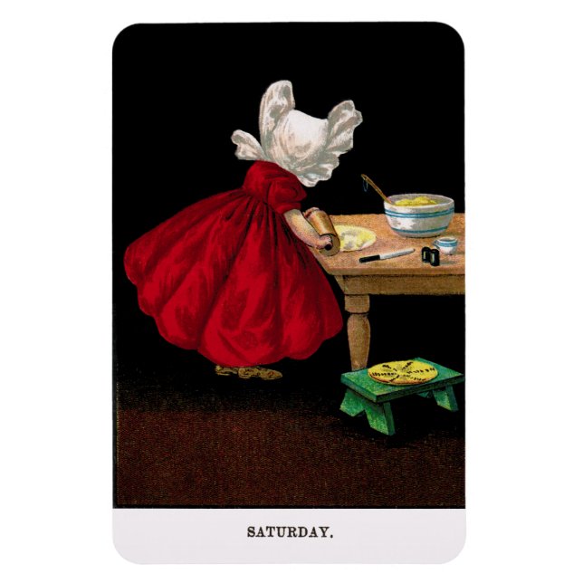 Anfang der 1900er Jahre Sunbonnet Sue Magnet (Vertikal)