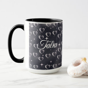 Anfang der 2000er Jahre Kunst der Schwarzen und We Tasse