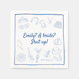 Anfang der 2000er Jahre niedliche Prinzessin Bache Serviette