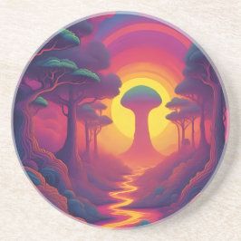 Anfang der Fall Art Getränkeuntersetzer