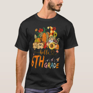 Anfang Herbst Lehrerin Sonnenblume Hallo S T-Shirt