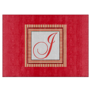 ANFANG J MONOGRAM SCHNEIDEBRETT