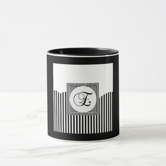 ANFANG-MONOGRAMM TASSE (Zentrum)