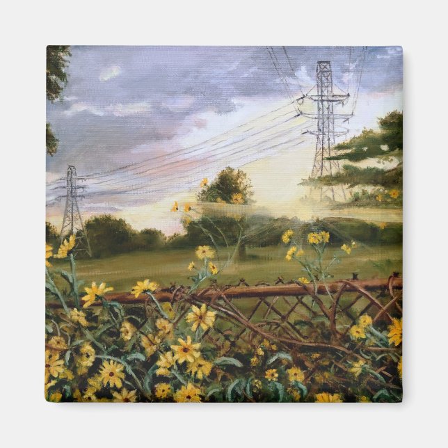 Anfang September Abend Sunset Magnet (Vorne)