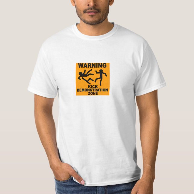 Anfang - Tritt-Demonstrations-Zone T-Shirt (Vorderseite)