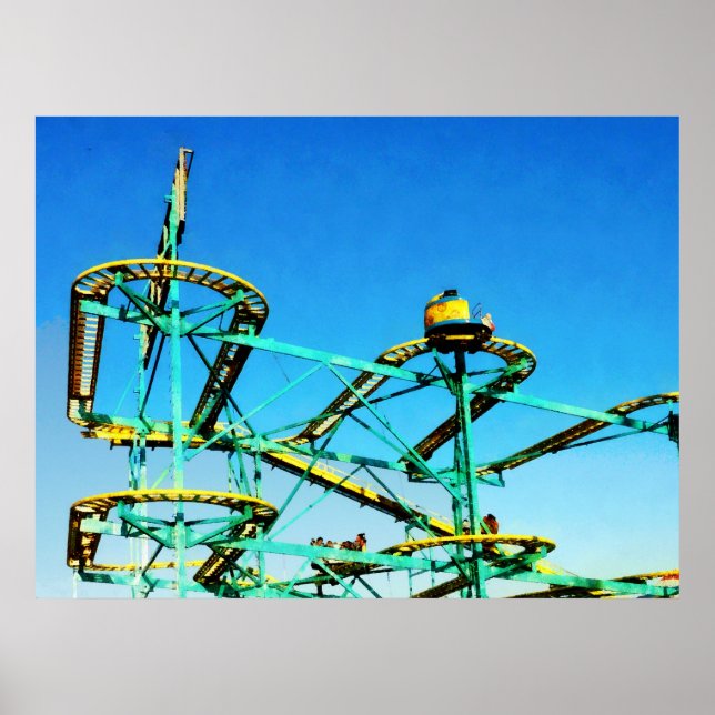 ANFANG UNTER $20 - Roller Untersetzer Poster (Vorne)