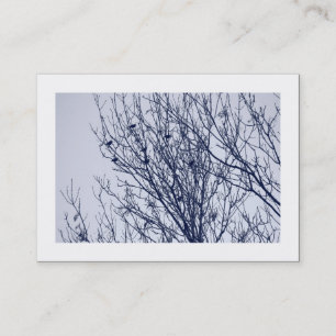 Anfänge in einem Baum (grenzt) Visitenkarte