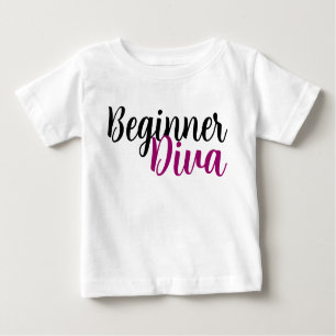 Anfänger Diva Quote Niedlich einfach Baby T-shirt