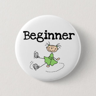 Anfänger-Eis-Skaten-Knopf Button
