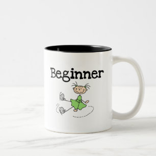 Anfänger-Eislauf-Tasse Zweifarbige Tasse