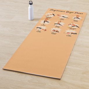 Anfänger Yoga Posen Anleitung Yogamatte