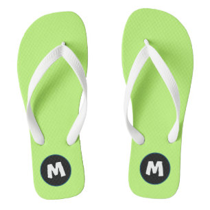 Anfänglich Neon l Hell grün für 10 Jahre Flip Flops