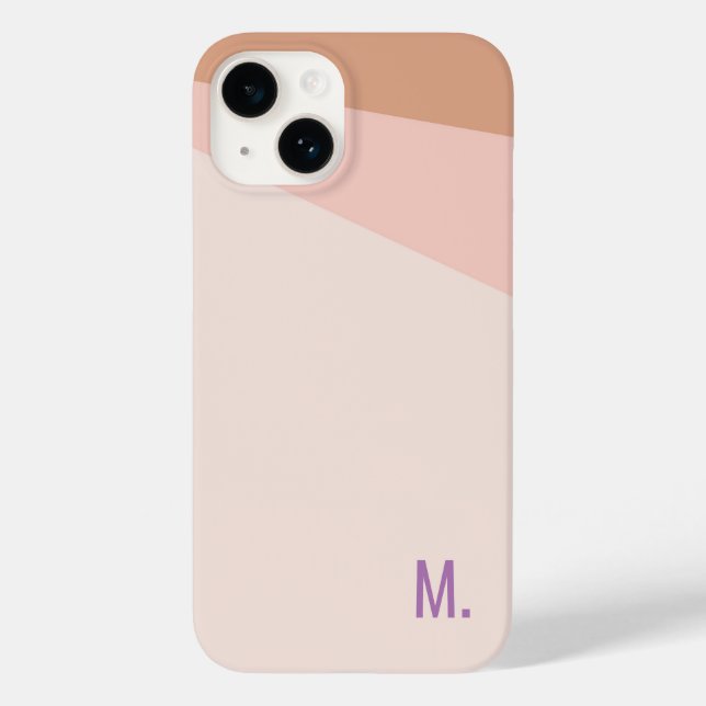 Anfängliche Monogramm moderne Minimalistisch hinzu Case-Mate iPhone Hülle (Rückseite)