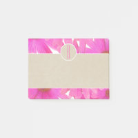 Anfängliche rosa Tischtuhren und braun-Kraft-Rusti