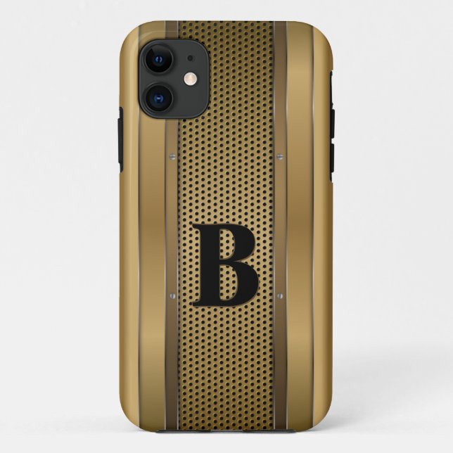 Anfängliche Veränderung, Gold brauner Tan texturie Case-Mate iPhone Hülle (Rückseite)