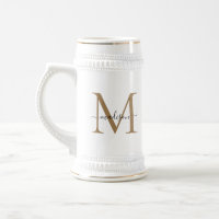 Anfänglicher Name des modernen schwarzen Monogram-