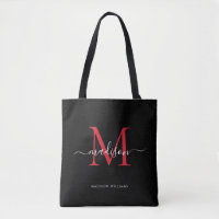 Anfänglicher Name des roten Monogram-Skripts für d