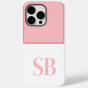 Anfängliches minimalistisches Monogramm Stylisch iPhone 14 Pro Max Hülle