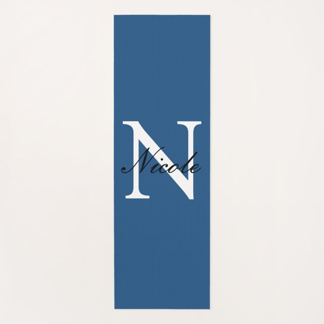 Anfängliches monogrammiertes handschriftliches eig yogamatte (Vorderseite)