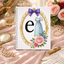Anfangs E Personalisiertes Elegantes Regency-Gesch