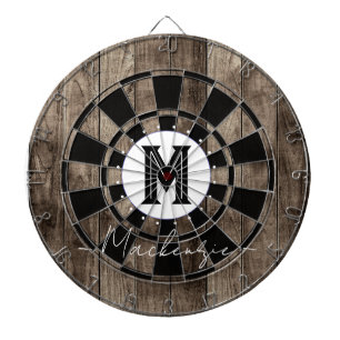 Anfangs Familienname Monogramm Dartboard Dartscheibe