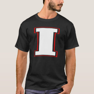 Anfangs-I-Monogramm I Buchstabe I Großbuchstabe Al T-Shirt