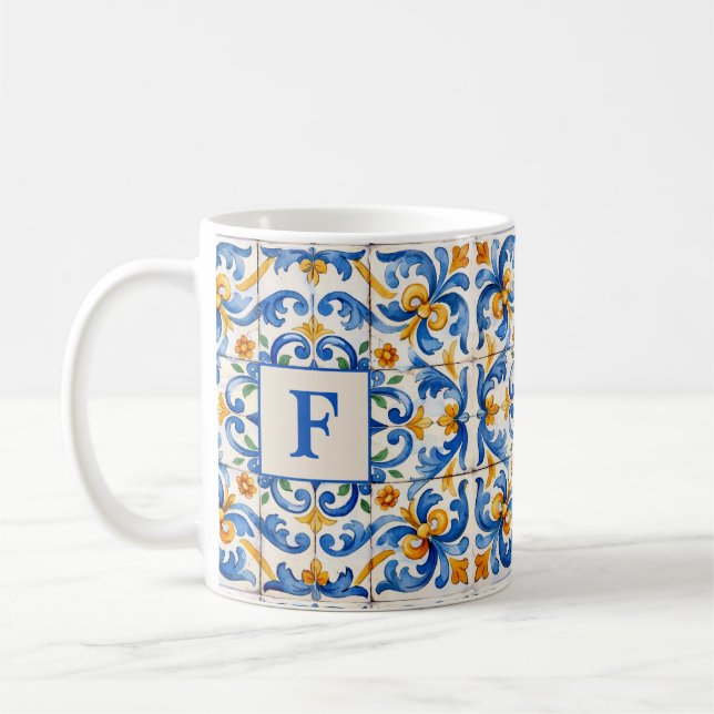 Anfangs-Kachel "Burst" Tasse (Links)