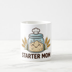 Anfangs-Mutter — Süßes Sauerteig-Starterglas für B Kaffeetasse
