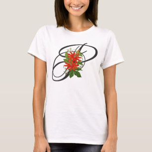 Anfangs-P, Vintage-Passion-Flower-T-Shirt T-Shirt