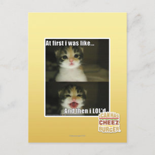 Anfangs war ich wie postkarte