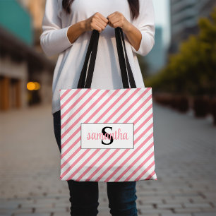 Anfangsbezeichnung für Monogramm Rosa und Weiß
