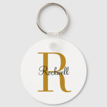 Anfangsbezeichnung für personalisiertes Gold Monog