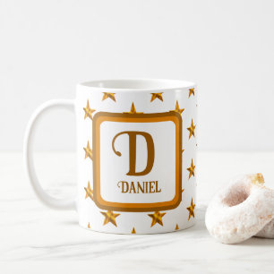 Anfangsbezeichnung Orange Gold Name Kaffeetasse