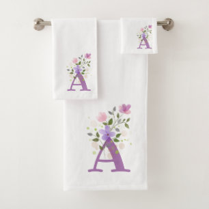 Anfangsbuchstabe A Plus Set für die Blumenmuster B