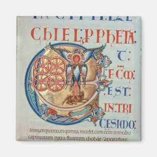 Anfangsbuchstabe "E" und factum est Magnet