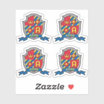 Anfangsbuchstabe Ein individuelle Name Löwe Wappen