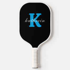 Anfangsbuchstabe K Einfache Monogramm Moderner Sti Pickleball Schläger